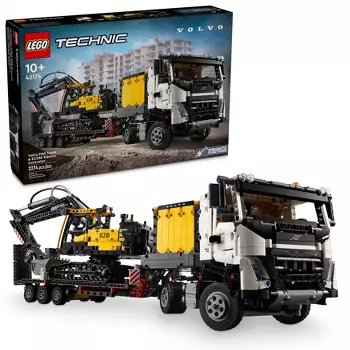 LEGO Technic Volvo FMX Truck & EC230 Electric Excavator Building Toy 42175
