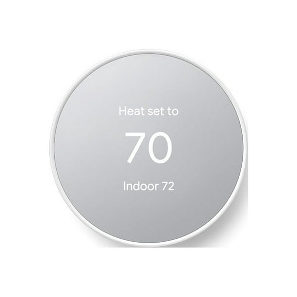 Google Nest Thermostat – Programmable Smart Thermostat for Home – Snow