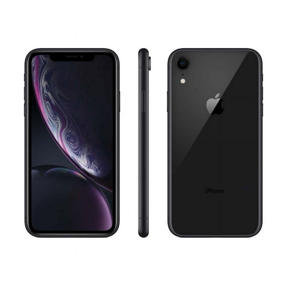 Restored Apple iPhone XR – Fully Unlocked – 64 GB Black (Refurbished)