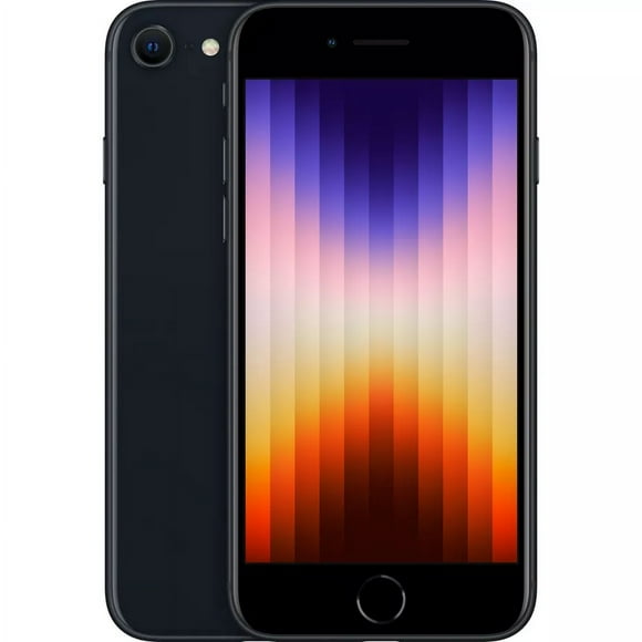 Verizon Apple iPhone SE3, 64GB, Black – Prepaid Smartphone