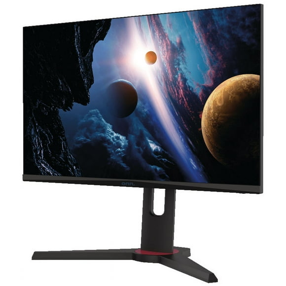 onn. 24″ FHD (1920 x 1080p) 165hz 1ms Adaptive Sync Gaming Monitor with Cables, Black