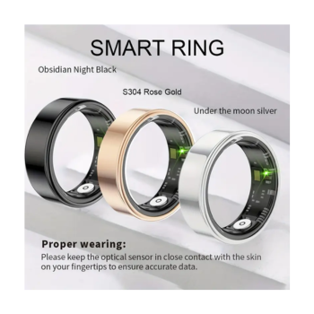 Smart Rings for Men Women, Activity Ring and Fitness Tracker with Steps, Calories, Sleep Tracking, Exercise Monitoring, Health Monitoring Ring for iPhone Android, Intelligent Ring – Mothers Day Gifts, Fathers Day Gifts, Birthday Gifts, Best for Christmas